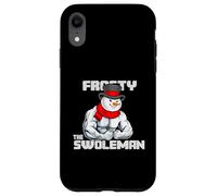 Frosty The Swoleman - Bonhomme de Neige musclé Amusant Gym de Noël Coque pour iPhone XR