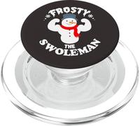 Frosty The Swoleman Funny Buff Swole Bonhomme de Neige Gym Muscle Man PopSockets PopGrip pour MagSafe