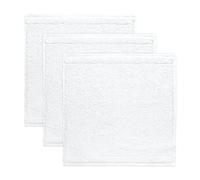 Frottana Pearl Lot de 3 essuie-Mains 100% Coton, 30 x 30 cm