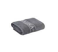 Frottana Serviette de Sauna avec Bordure, 100% Coton, Stone, 80 x 200 cm