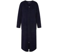 Ulla Popken Frottee-Bademantel Robe de Chambre, Bleu Nuit, 60-62 Femme