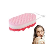 Frottement en mousse pour, éponge de douche douce | Serviette de bain ergonomique,Serviette de bain douce avec design ondulé pour les amis de la famille