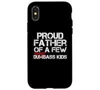 Froud Father of a Few Smartass Kids Not Dumbass Kids Funny Coque pour iPhone X/XS