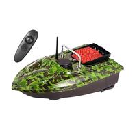 Froulaland Bateau Amorceur Télécommandé 500M Bateau d'appât Amorceur sans Fil Leurre De Pêche Auto Cruise d'appât Camouflage avec Batteries De Grande Capacité Pêche sans Fil pour Piscines Et Lacs