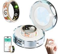 FROVOL Bague intelligente Oracle 2026 pour homme et femme, étanche IP68, moniteur de sommeil et d'activité, chargement sans fil, photographie à distance, sans frais mensuels