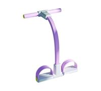 FROVOL Bande de résistance à 6 tubes - Appareil de traction pour abdominaux - Pour fitness, yoga, pilates - Comptage - L7Q8