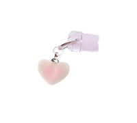 FROVOL Pendentif en forme de cœur en forme de poussière en plastique Amour Convient pour iPhone Type-C Accessoires de téléphone universels N9B3, for