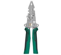 FROVOL Pince électrique pliable 18 en 1 avec testeur de tension, outil à dénuder multifonction pour couper, sertir et tirer des fils, kit de réparation électrique professionnel