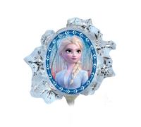 Frozen 2 Ballon en aluminium Anna et Elsa Décoration Disney bleu-argenté