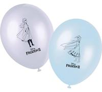 Frozen 2 ballons en latex, imprimés, 28cm, 8pcs.
