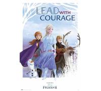 Frozen 2 - Lead with Courage - Poster Affiche - Taille 61x91,5 cm