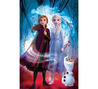 Frozen 2 - Poster - Guided Spirit + 2 St Posterleisten Kunststoff 62 cm transparent