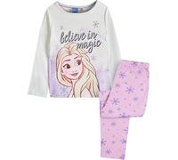 Frozen - "Believe In Magic" pyjama avec pantalon long pour fille NS8196 (98) (Violet/Blanc)