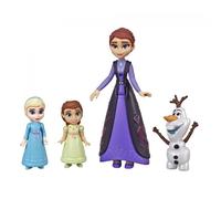 Frozen Disney La Reine Des Neiges 2 - Coffret De Mini-Poupees Figurines Elsa, Anna, La Reine Iduna Et Olaf
