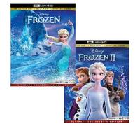 Frozen Double Feature Ultimate Complete 2 Movie Collection (Frozen + Frozen 2) [4K Ultra HD + Blu-ray, Limited Edition]