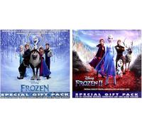 Frozen - Frozen II - Original Soundtrack Five CD Album Bundling - Including Soundtrack and Instrumental Sing Along