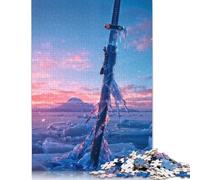 Frozen Katana Puzzle 1000 Pièces Educa Jouet en Bois Divertissement Créatif Décoration Intérieure Jeu Éducatif Challenge Toy Adultes & Enfants des 14 Ans 1000pcs (75x50cm)