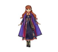 Frozen La poupée de Mode Disney Chante Anna avec Robe Violette inspirée du Film Disney 2, Jouet pour Enfants à partir de 3 Ans