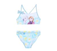 Frozen - La Reine des Neiges Bikini Fille | Petits Cadeaux pour Enfants | Maillot de bain 2 pièces | Indispensable pour les vacances | Natation | Anna et Elsa | Maillot de bain, bleu, 110