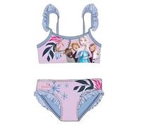 FROZEN | Maillot de bain 2 pièces Haut et culotte de bain pour filles et filles Slip pour mer et piscine (5-6 ans)