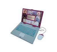 Lexibook Ordinateur éducatif Disney Frozen 2 bilingue Espagnol/Anglais 124 activités Bleu/Violet
