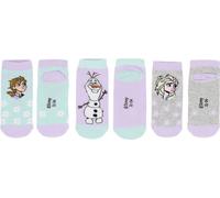 Frozen pack de 3 chaussettes de sneakers - Chaussettes confortables pour enfants pour tous les jours 31/34