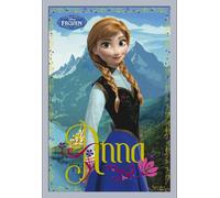 Frozen - Poster - Disney Anna + cadre interchangeable, Shinsuke® Maxi MDF argenté, vitre acrylique