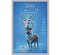 Frozen - Poster - L'aventure d'Olaf - One Sheet + cadre interchangeable, Shinsuke® Maxi MDF argenté, vitre acrylique