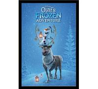 Frozen - Poster - L'aventure d'Olaf - One Sheet + cadre interchangeable, Shinsuke® Maxi MDF noir, vitre acrylique