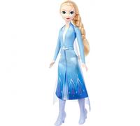 Mattel Poupée Elsa (Disney La Reine des Neiges) chantante – 4 langues – 3 ans+ JDX48
