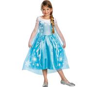 Frozen - Robe de déguisement "Deluxe" pour fille SM357 (128) (Bleu)