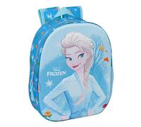 FROZEN - Sac à dos d'école avec design 3D, idéal pour enfants de différents âges, confortable et polyvalent, qualité et résistance, 27 x 10 x 33 cm