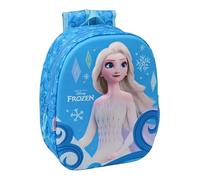 FROZEN - Sac à dos d'école avec design 3D, idéal pour enfants de différents âges, confortable et polyvalent, qualité et résistance, 27 x 10 x 33 cm