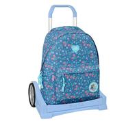 FROZEN - Sac à dos scolaire 775, dos ergonomique, avec chariot Safta Evolution, idéal pour les enfants de différents âges, confortable et polyvalent, qualité et résistance, 31 x 13 x 43 cm