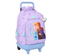 FROZEN SPIRIT - Grand sac à dos à roulettes, compact, amovible, idéal pour les enfants de différents âges, confortable et polyvalent, qualité et résistance, 33 x 22 x 45 cm, lilas, M, Décontracté