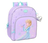 FROZEN SPIRIT - Sac à dos scolaire pour enfant, adaptable au chariot, idéal pour les enfants d'âge scolaire, confortable et polyvalent, qualité et résistance, 32 x 12 x 38 cm, lilas, M, Décontracté