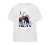 Frozen - T-shirt motif Elsa, Anna Kristoff et Olaf motif/style Photo de (TV24344