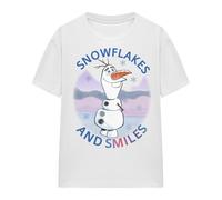 Frozen - T-shirt motif Olaf SNOWFLAKES AND SMILES - Femme (TV24342)