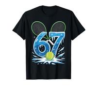 Frozen Tennis 67 Ice Sports Number Winter Style T-Shirt