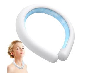 Frozens Refroidisseur de cou | Refroidisseur de cou réutilisable pour une chaleur extrême | Enveloppements portables, tube de refroidissement, refroidisseur mains libres pour travailleurs en plein air