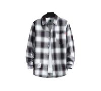 FRSGFCV Chemise à Carreaux Vichy pour Homme, sans Plis, Extensible, à Manches Courtes, Chemise décontractée, Chemise boutonnée, vêtements de Sport, Vestes de Sport, Hauts (Size:L,Color:R)