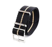 FRSWEQY Sports Nylon Montre Sangle Fit for Oris Citoyen Watchband Sea Master 007 Black Bay Bb58 Accessoires Bracelets 20mm 22mm Zulu OTAN 1960(BLACK WHITE,20mm)