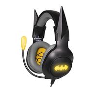 Casque Gaming Batman avec Oreilles Dark Knight détachables pour PS5, PS4, Xbox Series X/S, Xbox One, Nintendo Switch, PC, Mac