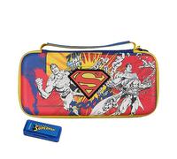 FRTEC - Étui de Transport et de Rangement, sous Licence Officielle DC, Sac Premium pour Nintendo Switch, OLED et Lite (Superman)