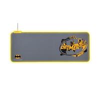 FRTEC - Tapis XL Batman, lumière LED RVB, pour Souris et Clavier, Plug and Play, Surface Lisse, antidérapant
