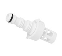 FRTmvg Adaptateur de vanne de vidange Intex - Connecteur de drainage d'eau blanche en ABS avec bouchon à vis, compatible avec la plupart des piscines hors sol Intex