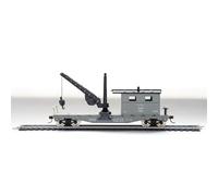 FRTmvg HO Échelle Grue Transporter Modèle 1/87 Kit de Montage Plastique Très Détaillé pour Modélisme Train Diorama Véhicule Industriel pour Bricolage Paysage Bâtiment Collector Hobby Cadeau pour