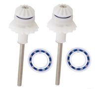 FRTmvg Kit d'arbre d'entraînement et de roulement Zodiac MX6 MX8 Elite (lot de 2) - Comprend l'arbre R0525100 et les roulements R0527000 - Pièces de rechange pour aspirateurs de piscine