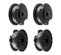 FRTmvg Lot de 4 bobines de rechange pour débroussailleuse Bosch ART 24/27/30/30-36 LI (F016800351) - Ligne d'alimentation automatique de 1,6 mm (6,1 m par bobine) - Compatible avec AdvancedGrassCut36