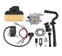 FRTRGVUVXP Carburateurs Moto Carburateur Bobine D'allumage Kit Bougie D'allumage pour Stihl 021 023 025 MS230 MS250 MS210 021 025 Pièces Détachées Tronçonneuses 11231200605 Carburateur Carbu